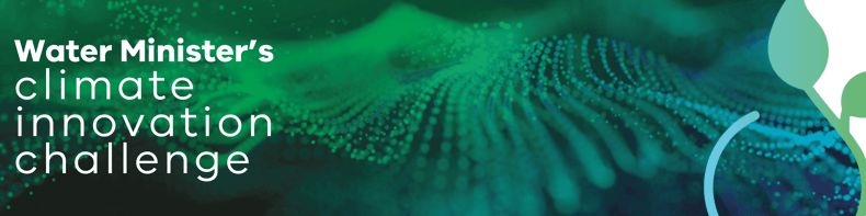 Water Minister’s Climate Innovation Challenge (WMCIC) banner